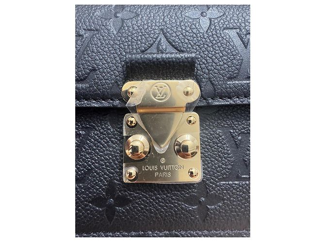 Borsa Louis Vuitton in pelliccia dorata D'oro - vista 7