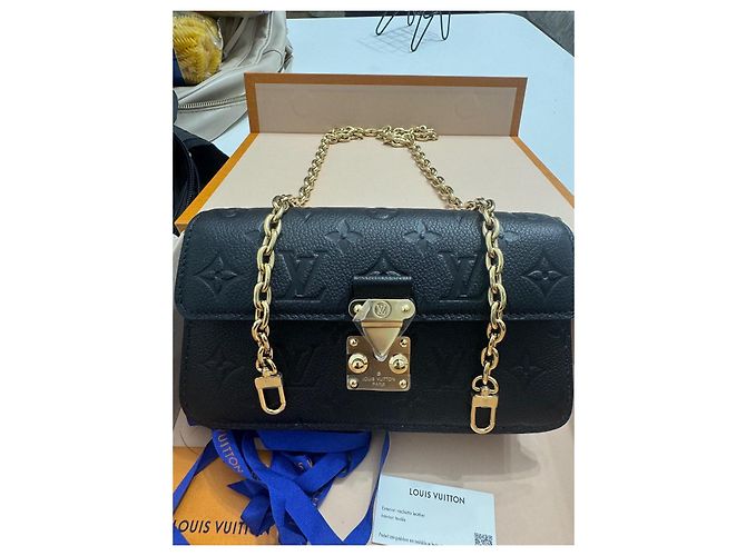 Borsa Louis Vuitton in pelliccia dorata D'oro - vista 9