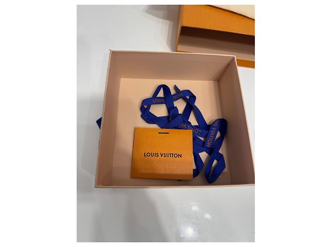 Cintura Louis Vuitton in pelle marrone chiaro e scuro Marrone scuro - vista 5