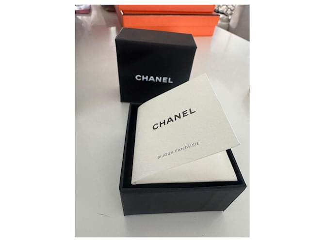 Orecchini Chanel placcati oro D'oro - vista 3