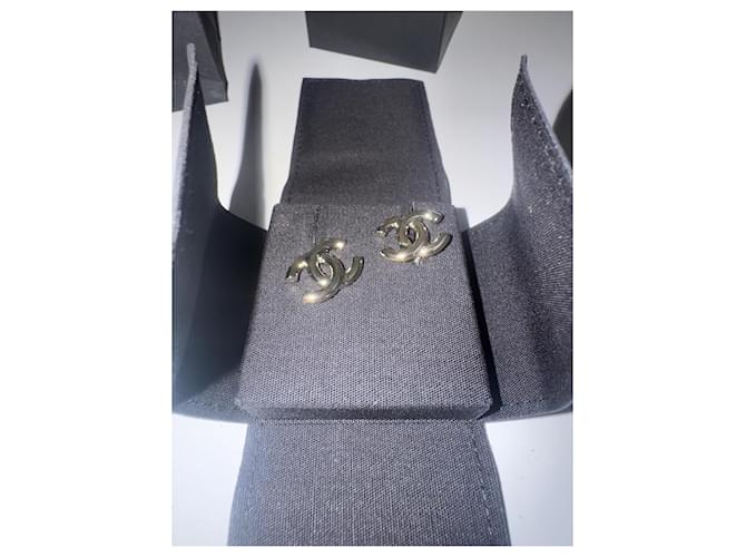 Orecchini Chanel placcati oro D'oro - vista 5