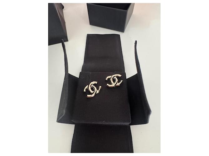 Orecchini Chanel placcati oro D'oro - vista 6
