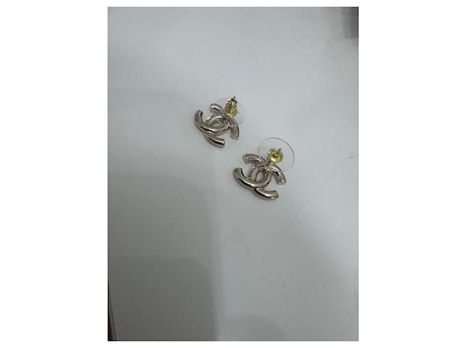 Orecchini Chanel placcati oro D'oro - vista 7