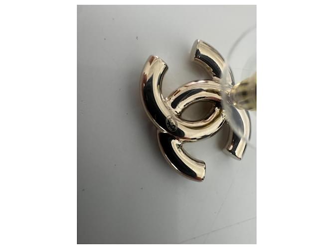 Orecchini Chanel placcati oro D'oro - vista 8