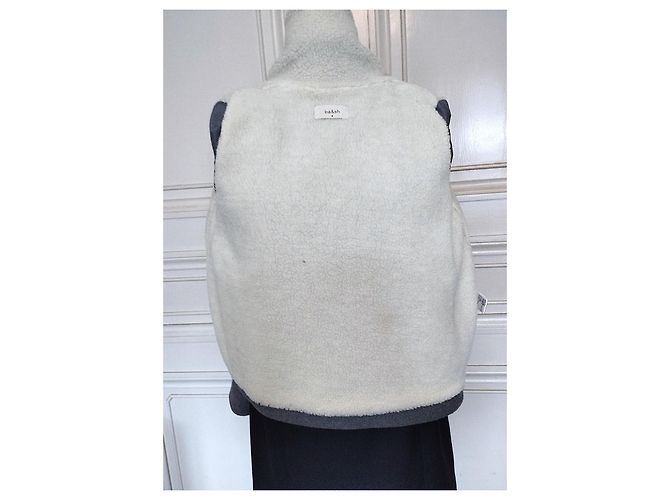 Ba&sh Abrigo Peacoat Corto de Lana TXS/S Gris - vista 9