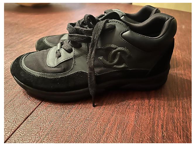 CC Chanel runner triplo nero G33726 - vista 2