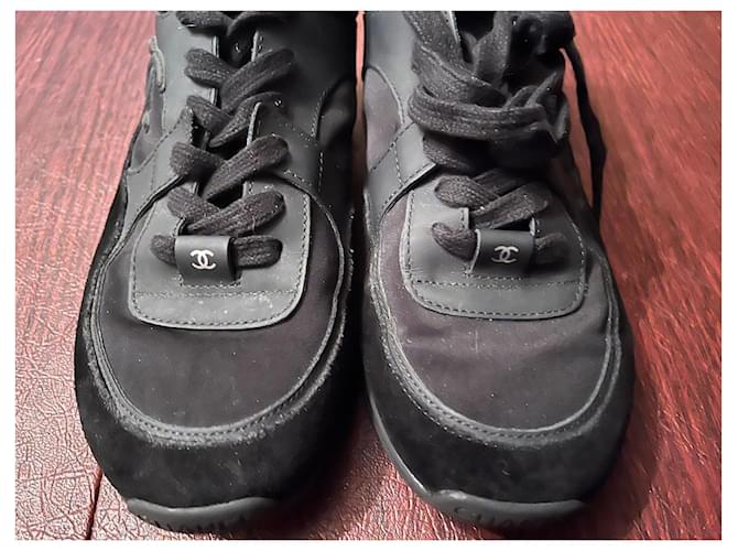 CC Chanel runner triplo nero G33726 - vista 3