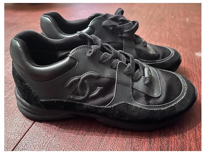 CC Chanel runner triplo nero G33726 - vista 5