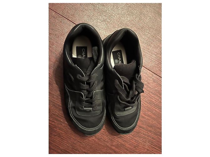 CC Chanel runner triplo nero G33726 - vista 7