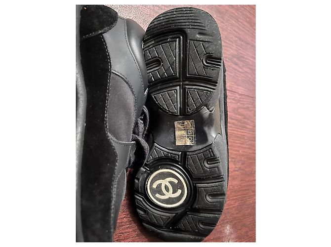 CC Chanel runner triplo nero G33726 - vista 8