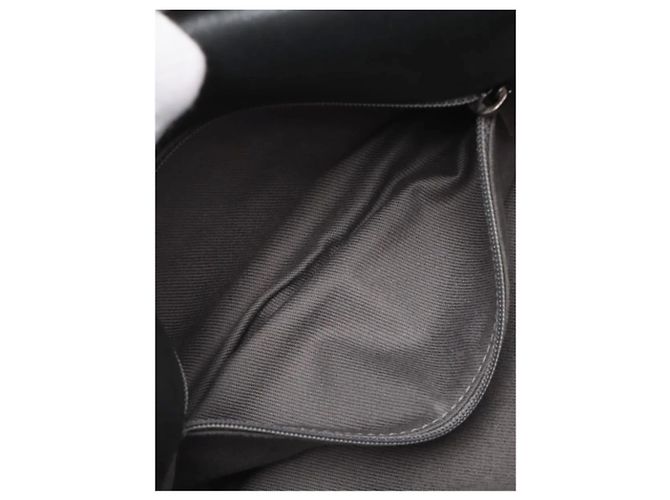 Chanel Borsa a spalla in pelle di agnello matelassé nera 2012 con catena Nero - vista 9