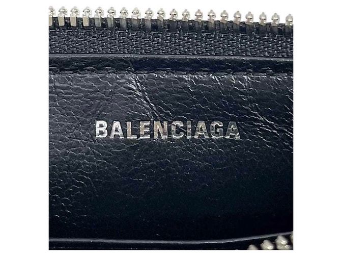 Tarjetero de cuero negro Balenciaga - vista 7