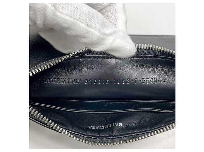 Tarjetero de cuero negro Balenciaga - vista 8