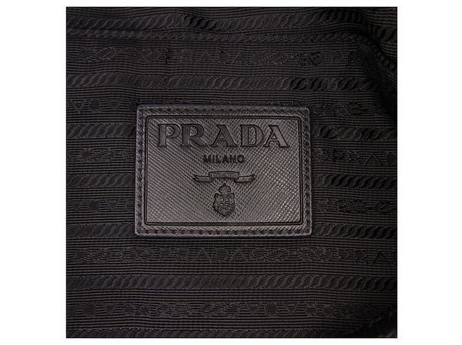 Bolso cruzado de tessuto acolchado negro Prada - vista 6
