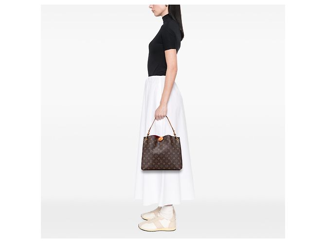 Louis Vuitton Borsa Graceful PM Monogram Marrone - vista 11