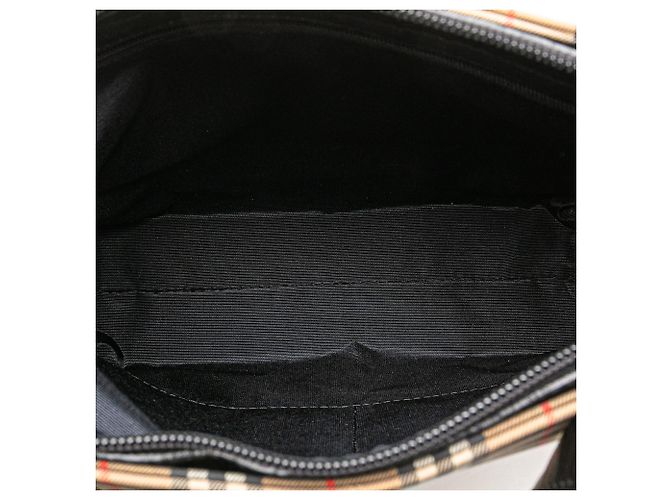Burberry Beige Haymarket Check Canvas Tote - Ansicht 4