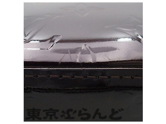 Louis Vuitton Purple Monogram Vernis Bellevue PM Porpora - vista 11