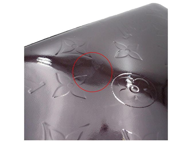 Louis Vuitton Purple Monogram Vernis Bellevue PM Porpora - vista 13