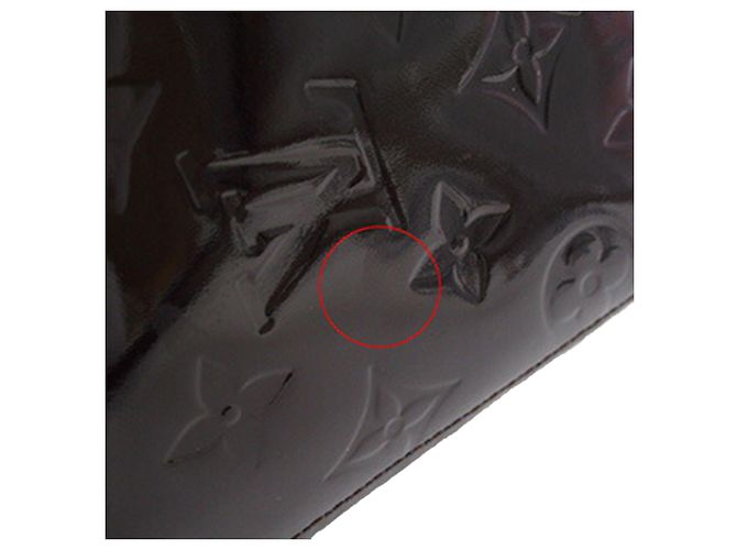 Louis Vuitton Purple Monogram Vernis Bellevue PM Porpora - vista 15