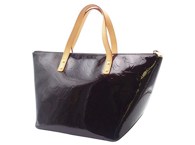 Louis Vuitton Purple Monogram Vernis Bellevue PM Porpora - vista 2