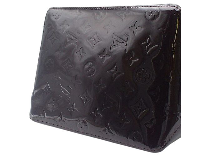 Louis Vuitton Purple Monogram Vernis Bellevue PM Porpora - vista 3