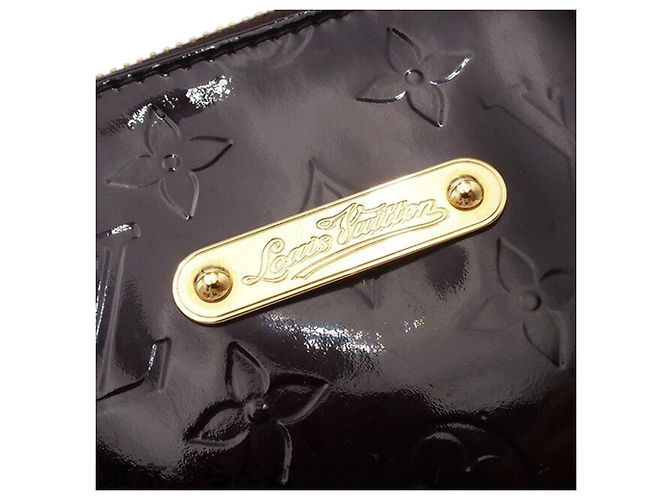 Louis Vuitton Purple Monogram Vernis Bellevue PM Porpora - vista 5