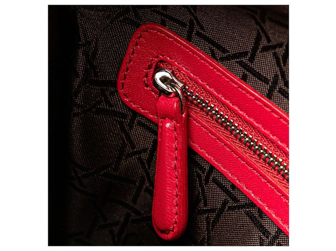 Dior Rot Große Lammleder Cannage Lady Dior - Ansicht 7