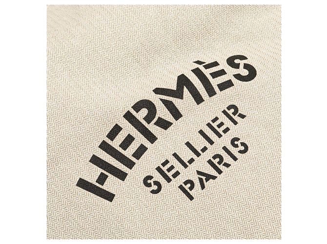Borsa in tela Aline Grooming GM Hermès marrone Beige - vista 5