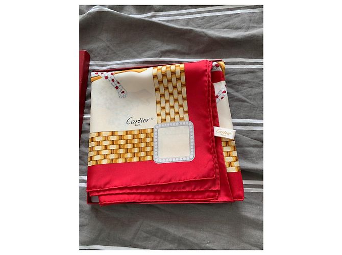 Cartier Panther Silk Scarf 85x85 - view 10
