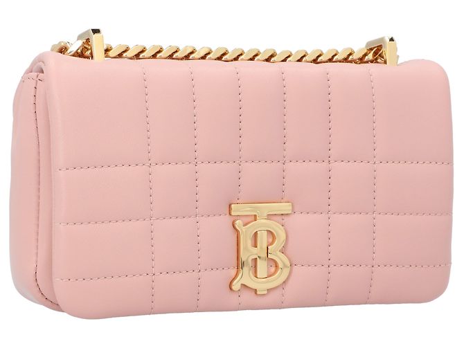 Borsa Mini Lola in Pelle Trapuntata Burberry Rosa - vista 2