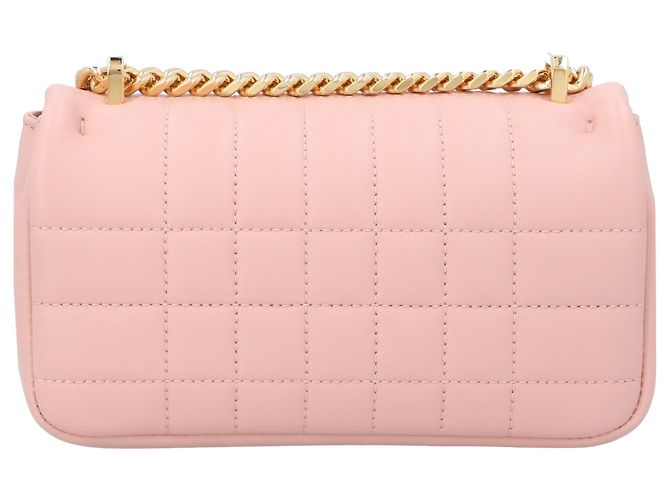 Borsa Mini Lola in Pelle Trapuntata Burberry Rosa - vista 3