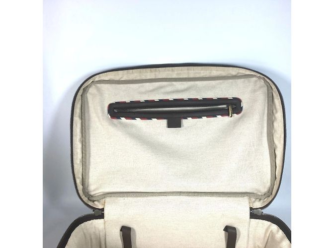 Borsa da viaggio Gucci GG Supreme Angry Cat Snake Patch Multicolore Beige - vista 14