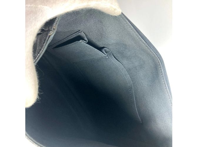 Borsa Daniel MM Damier Graphite Louis Vuitton Nero - vista 12