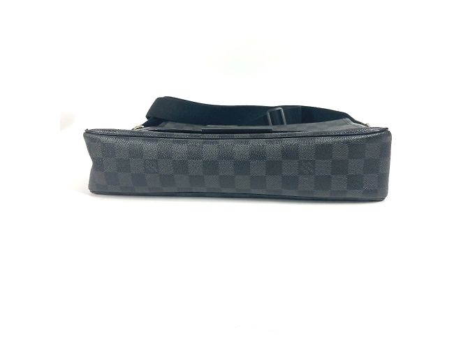 Borsa Daniel MM Damier Graphite Louis Vuitton Nero - vista 5