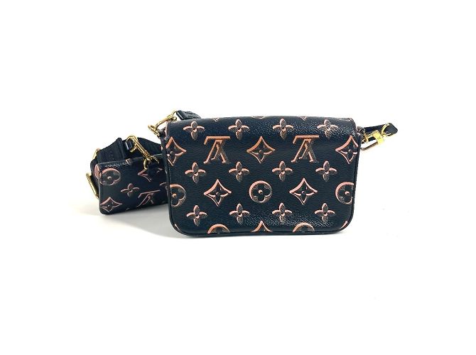 Louis Vuitton Monogram Multi Pochette Felicie Tasche Schwarz Pink - Ansicht 2