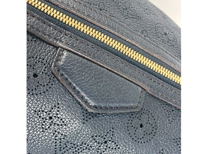 Borsa a Spalla Louis Vuitton Mahina Galatea PM Nero - vista 11