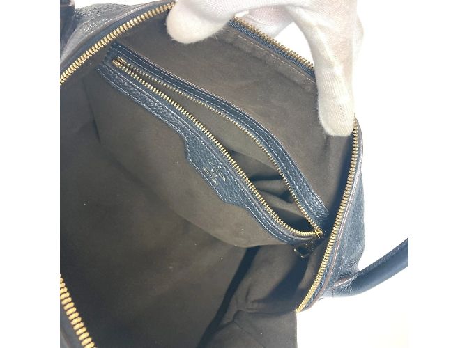 Borsa a Spalla Louis Vuitton Mahina Galatea PM Nero - vista 14