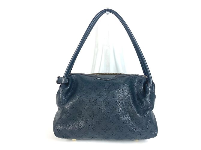 Borsa a Spalla Louis Vuitton Mahina Galatea PM Nero - vista 2