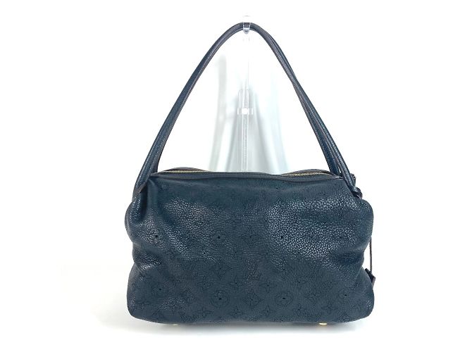 Borsa a Spalla Louis Vuitton Mahina Galatea PM Nero - vista 3