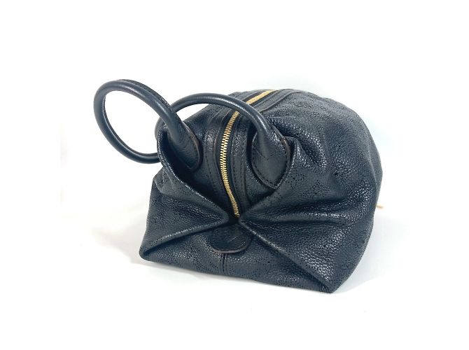 Borsa a Spalla Louis Vuitton Mahina Galatea PM Nero - vista 5