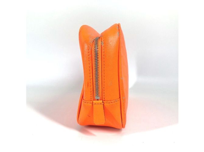Borsa Clutch Louis Vuitton Damier Infini Arancione - vista 3