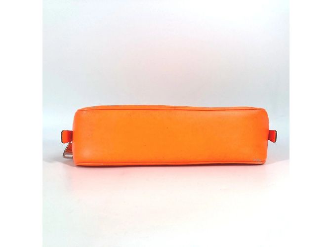 Borsa Clutch Louis Vuitton Damier Infini Arancione - vista 9
