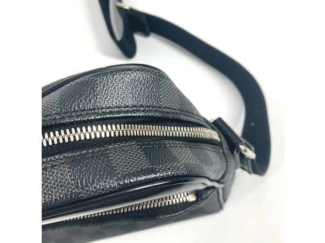 Borsa a tracolla Dayton PM Damier Graphite Louis Vuitton Nero - vista 10