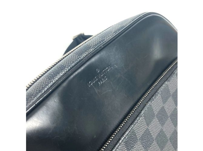 Borsa a tracolla Dayton PM Damier Graphite Louis Vuitton Nero - vista 11
