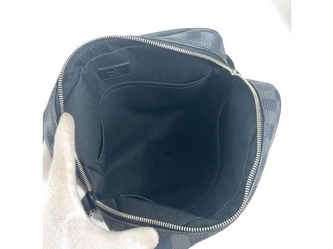 Borsa a tracolla Dayton PM Damier Graphite Louis Vuitton Nero - vista 12