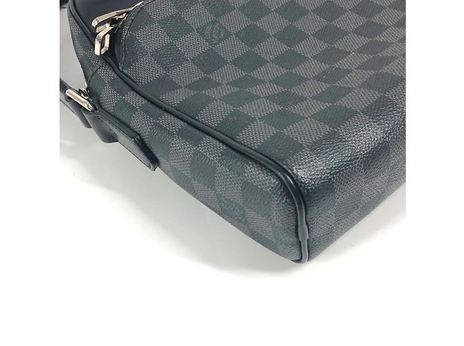 Borsa a tracolla Dayton PM Damier Graphite Louis Vuitton Nero - vista 7