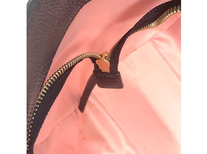 Borsa in denim e pelle Salvatore Ferragamo Nero Blu - vista 14