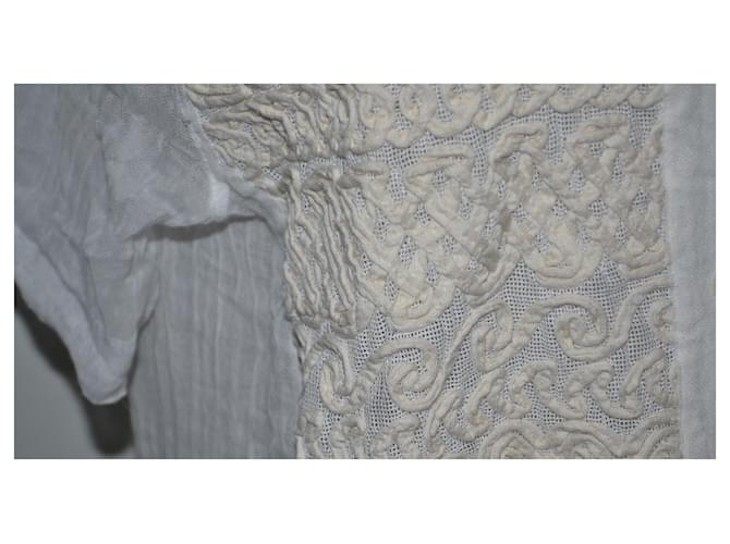 Camisa oversize La Perla de algodón blanco - vista 3