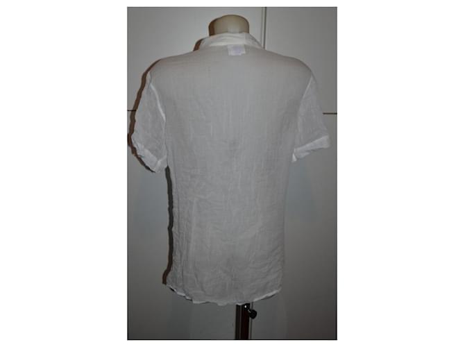 Camisa oversize La Perla de algodón blanco - vista 5