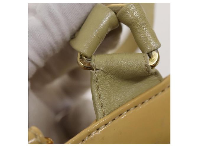Versace Zaino in pelle beige oro Auth bs27362 D'oro - vista 10